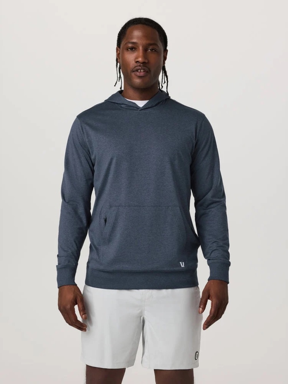 Vuori Sunday Hoodie 2.0 Men’s Blue Sweater Pullover Size S